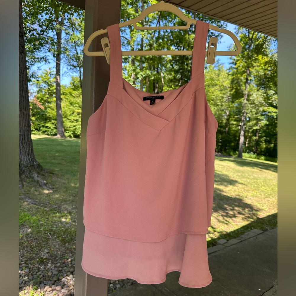 Banana Republic Blush Pink Sleeveless Top